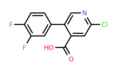 1261963-16-9 | 2-Chloro-5-(3,4-difluorophenyl)isonicotinic acid