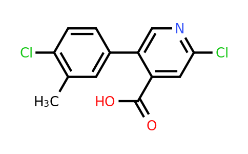 1261984-38-6 | 2-Chloro-5-(4-chloro-3-methylphenyl)isonicotinic acid