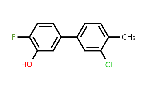 1261988-40-2 | 5-(3-Chloro-4-methylphenyl)-2-fluorophenol