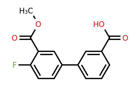 1262001-53-5 | Ácido 3-(4-fluoro-3-metoxicarbonilfenil)benzoico