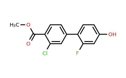 1262002-94-7 | 4-(3-Chloro-4-methoxycarbonylphenyl)-3-fluorophenol