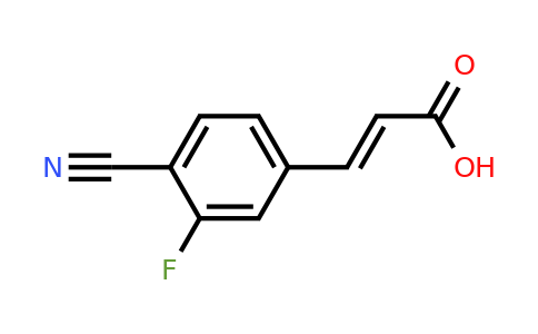 1262013-21-7 | Ácido 4-ciano-3-fluorocinámico