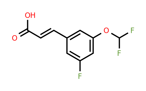 1262013-83-1 | 3-(Difluoromethoxy)-5-fluorocinnamic acid