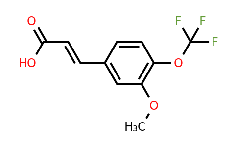1262014-49-2 | 3-Methoxy-4-(trifluoromethoxy)cinnamic acid