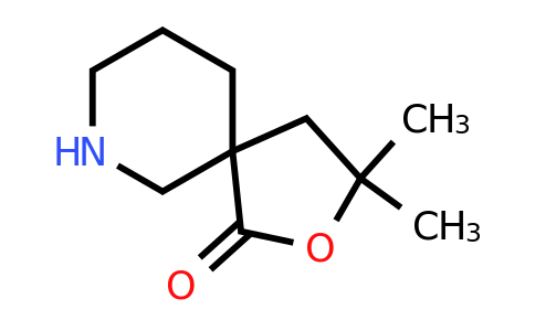 1263283-85-7 | 3,3-Dimethyl-2-oxa-7-azaspiro[4.5]decan-1-one