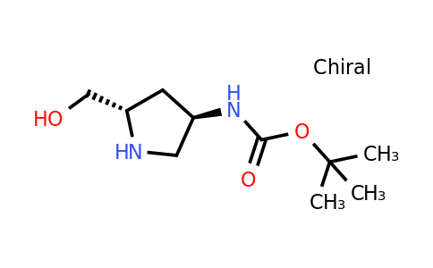 1264243-41-5 | tert-Butyl ((3R,5S)-5-(hydroxymethyl)pyrrolidin-3-yl)carbamate