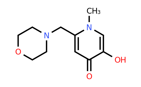 1267797-38-5 | 5-Hydroxy-1-methyl-2-(morpholinomethyl)pyridin-4(1H)-one