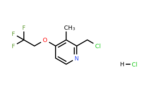 127337-60-4 | 2-Chloromethyl-3-methyl-4-(2,2,2-trifluoroethoxy)pyridine hydrochloride