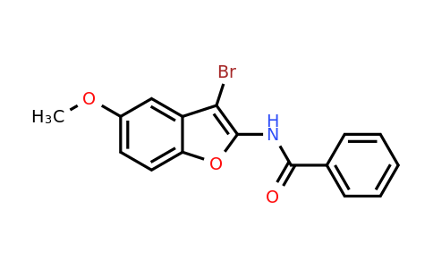 1277175-60-6 | N-(3-bromo-5-metoxibenzofuran-2-il)benzamida