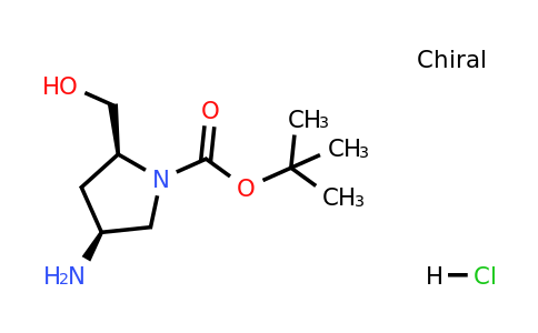 1279037-14-7 | (2S,4S)-tert-Butyl 4-amino-2-(hydroxymethyl)pyrrolidine-1-carboxylate hydrochloride