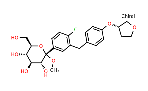 1279691-36-9 | Methyl 1-c-[4-chloro-3-[[4-[[(3s)-tetrahydro-3-furanyl]oxy]phenyl]methyl]phenyl]-alpha-d-glucopyranoside