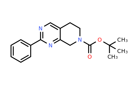 1279816-05-5 | tert-Butyl 2-phenyl-5,6-dihydropyrido[3,4-d]pyrimidine-7(8H)-carboxylate
