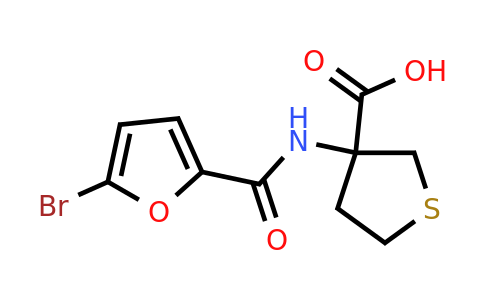 1281643-36-4 | 3-(5-Bromofuran-2-carboxamido)tetrahydrothiophene-3-carboxylic acid