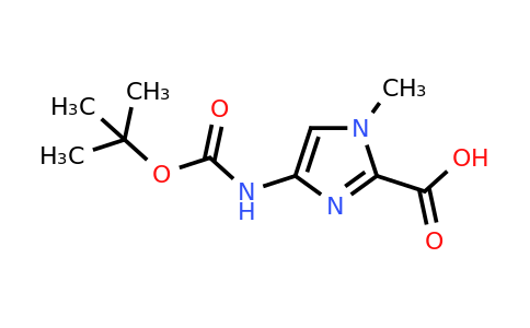 128293-64-1 | 4-((tert-Butoxycarbonyl)amino)-1-methyl-1H-imidazole-2-carboxylic acid