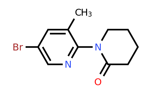 1289008-37-2 | 1-(5-Bromo-3-methylpyridin-2-yl)piperidin-2-one