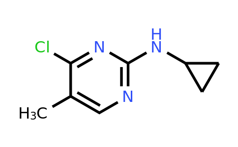 1289385-24-5 | 4-chloro-N-cyclopropyl-5-methyl-pyrimidin-2-amine