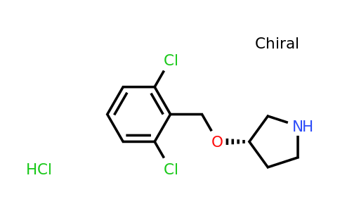 1289585-50-7 | (S)-3-((2,6-Dichlorobenzyl)oxy)pyrrolidine hydrochloride