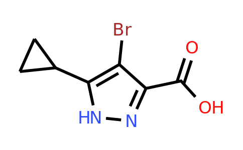 1290764-98-5 | 4-Bromo-3-cyclopropyl-1h-pyrazole-5-carboxylic acid