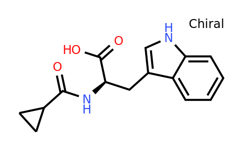 1291790-01-6 | (2R)-2-(Cyclopropylformamido)-3-(1H-indol-3-yl)propanoic acid