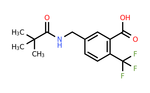 1294496-79-9 | 5-(pivalamidomethyl)-2-(trifluoromethyl)benzoic acid