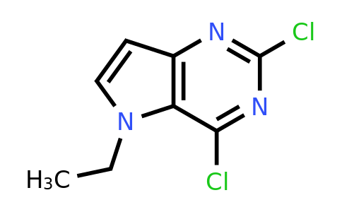 129872-82-8 | 2,4-Dichloro-5-ethyl-5H-pyrrolo[3,2-d]pyrimidine