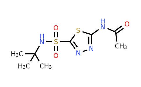 13018-60-5 | N-[5-(tert-Butylsulfamoyl)-1,3,4-thiadiazol-2-yl]acetamide