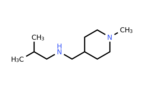 1305570-18-6 | 2-Methyl-N-((1-methylpiperidin-4-yl)methyl)propan-1-amine
