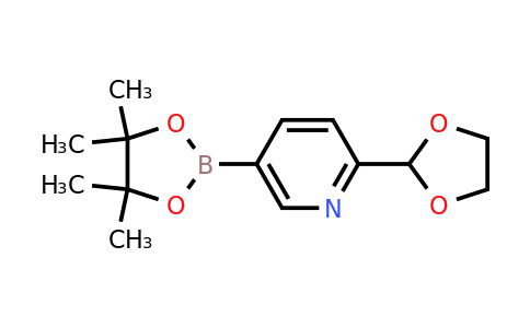 1309982-39-5 | 2-(1,3-Dioxolan-2-yl)-5-(4,4,5,5-tetramethyl-1,3,2-dioxaborolan-2-yl)pyridine