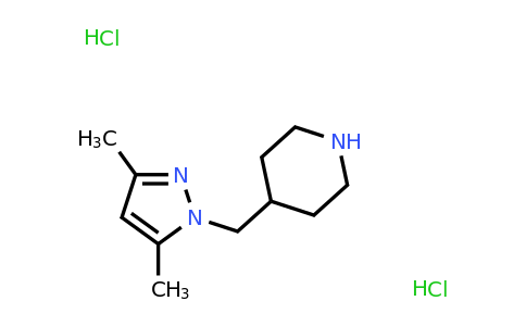 1311317-19-7 | 4-[(3,5-dimethyl-1h-pyrazol-1-yl)methyl]piperidine dihydrochloride