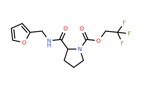 2,2,2-Trifluoroethyl 2-[(furan-2-ylmethyl)carbamoyl]pyrrolidine-1-carboxylate