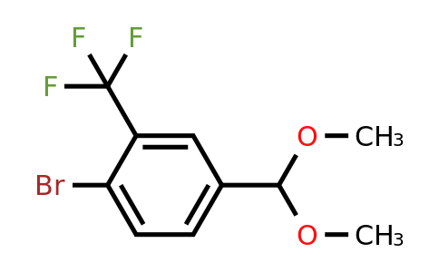1314987-38-6 | 1-Bromo-4-(dimethoxymethyl)-2-(trifluoromethyl)benzene