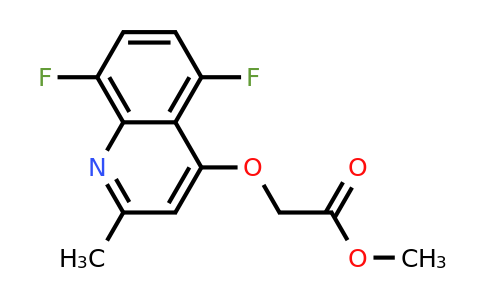 1315350-32-3 | Methyl 2-((5,8-difluoro-2-methylquinolin-4-yl)oxy)acetate