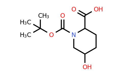 131950-00-0 | 1-(tert-butoxycarbonyl)-5-hydroxypiperidine-2-carboxylic acid