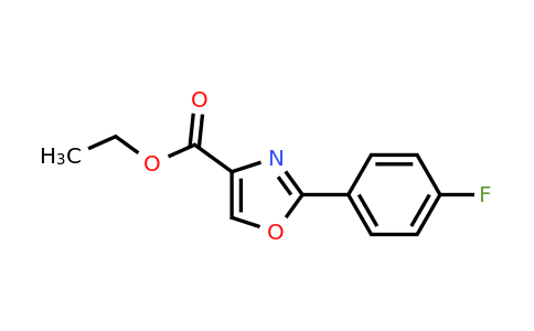 132089-42-0 | 2-(4-Fluoro-phenyl)-oxazole-4-carboxylic acid ethyl ester