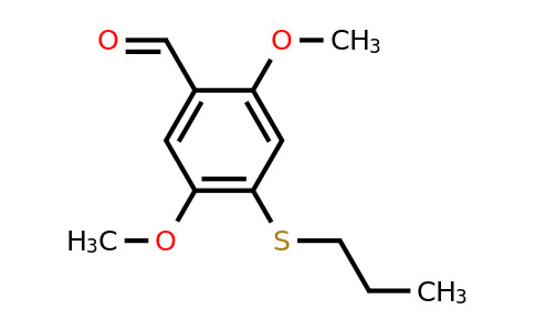 132184-35-1 | 2,5-Dimethoxy-4-(propylthio)benzaldehyde