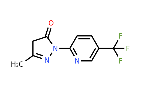132214-72-3 | 3-Methyl-1-[5-(trifluoromethyl)pyridin-2-yl]-4,5-dihydro-1H-pyrazol-5-one