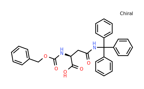 132388-57-9 | (S)-2-(((Benzyloxy)carbonyl)amino)-4-oxo-4-(tritylamino)butanoic acid