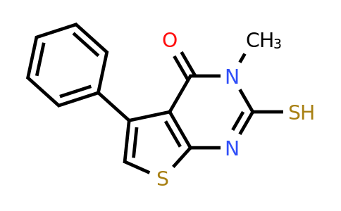 132605-23-3 | 3-Methyl-5-phenyl-2-sulfanyl-3H,4H-thieno[2,3-d]pyrimidin-4-one
