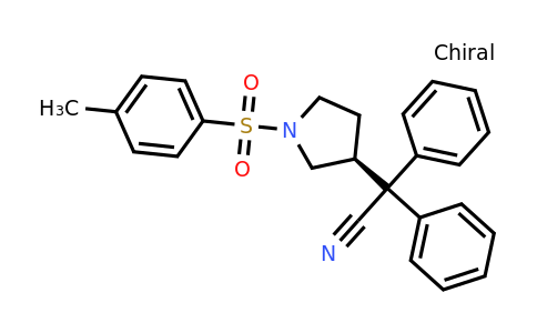 133099-09-9 | 3-(S)-(1-Cyano-1,1-diphenylmethyl)-1-tosylpyrrolidine