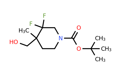 1334412-58-6 | tert-butyl 3,3-difluoro-4-(hydroxymethyl)-4-methylpiperidine-1-carboxylate