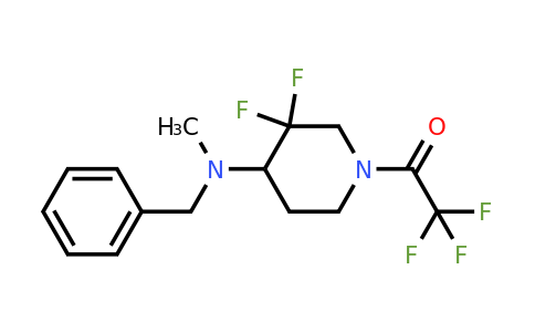 1334412-81-5 | Ethanone, 1-[3,3-difluoro-4-[methyl(phenylmethyl)amino]-1-piperidinyl]-2,2,2-trifluoro-