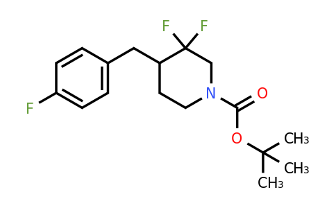 1334412-83-7 | tert-butyl 3,3-difluoro-4-(4-fluorobenzyl)piperidine-1-carboxylate