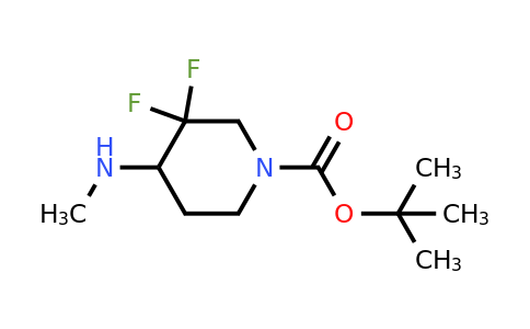 1334414-12-8 | 1-Piperidinecarboxylic acid, 3,3-difluoro-4-(methylamino)-, 1,1-dimethylethyl ester