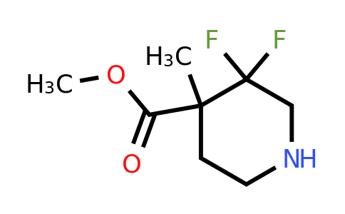 1334414-82-2 | 4-Piperidinecarboxylic acid, 3,3-difluoro-4-methyl-, methyl ester