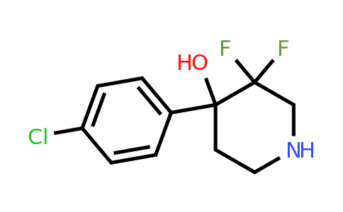 1334415-54-1 | 4-Piperidinol, 4-(4-chlorophenyl)-3,3-difluoro-