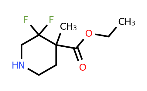 1334416-37-3 | 4-Piperidinecarboxylic acid, 3,3-difluoro-4-methyl-, ethyl ester