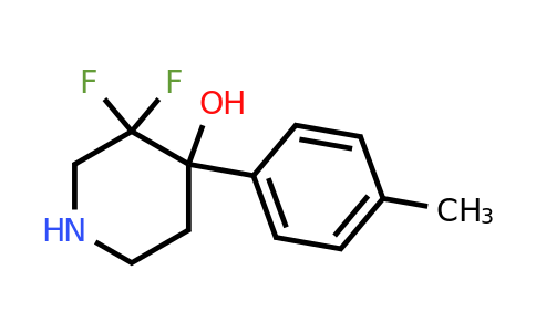 1334417-60-5 | 4-Piperidinol, 3,3-difluoro-4-(4-methylphenyl)-