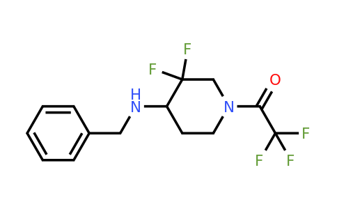1334418-45-9 | Ethanone, 1-[3,3-difluoro-4-[(phenylmethyl)amino]-1-piperidinyl]-2,2,2-trifluoro-