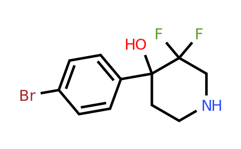 1334418-57-3 | 4-Piperidinol, 4-(4-bromophenyl)-3,3-difluoro-