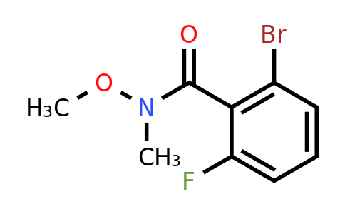 1341037-81-7 | 2-Bromo-6-fluoro-N-methoxy-N-methylbenzamide